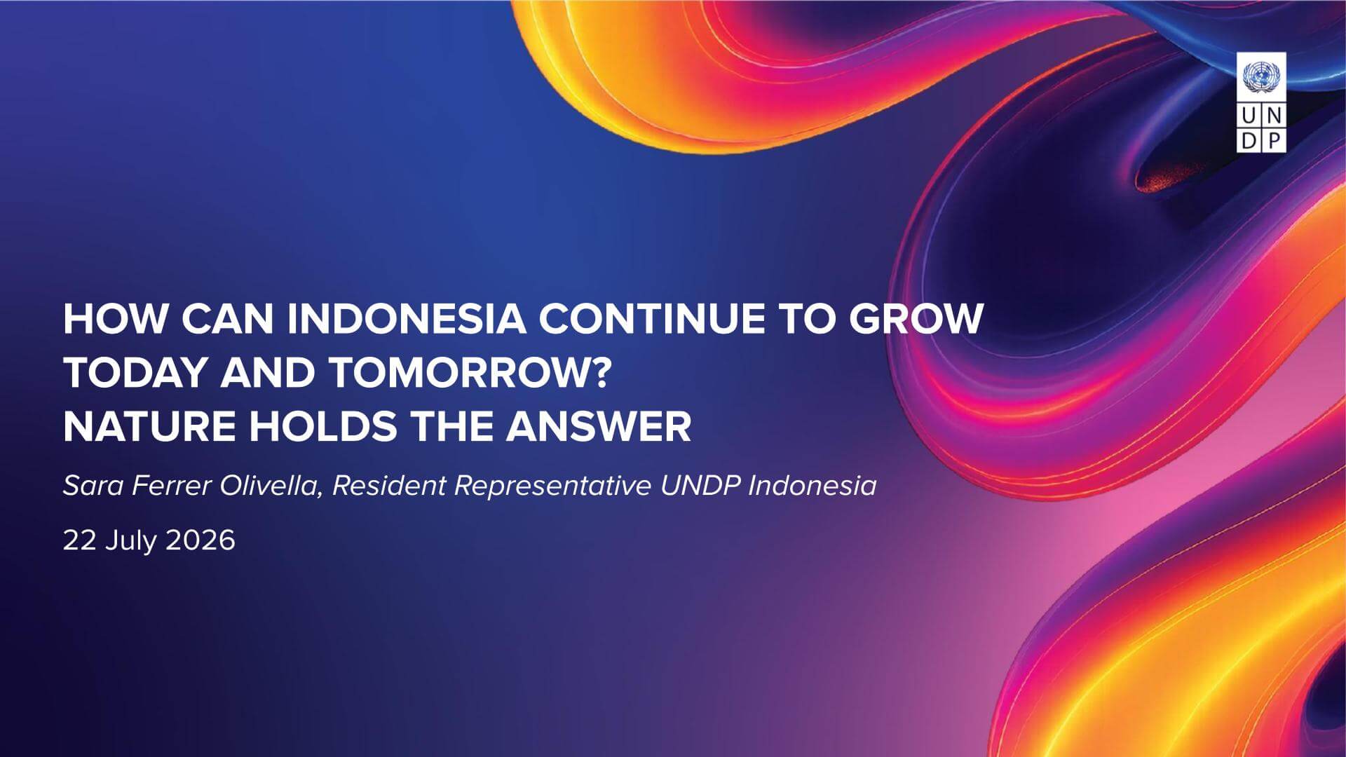 Sustainability in a Changing World: How Can Indonesia Grow More with Nature?