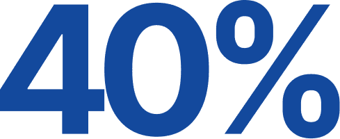 40%